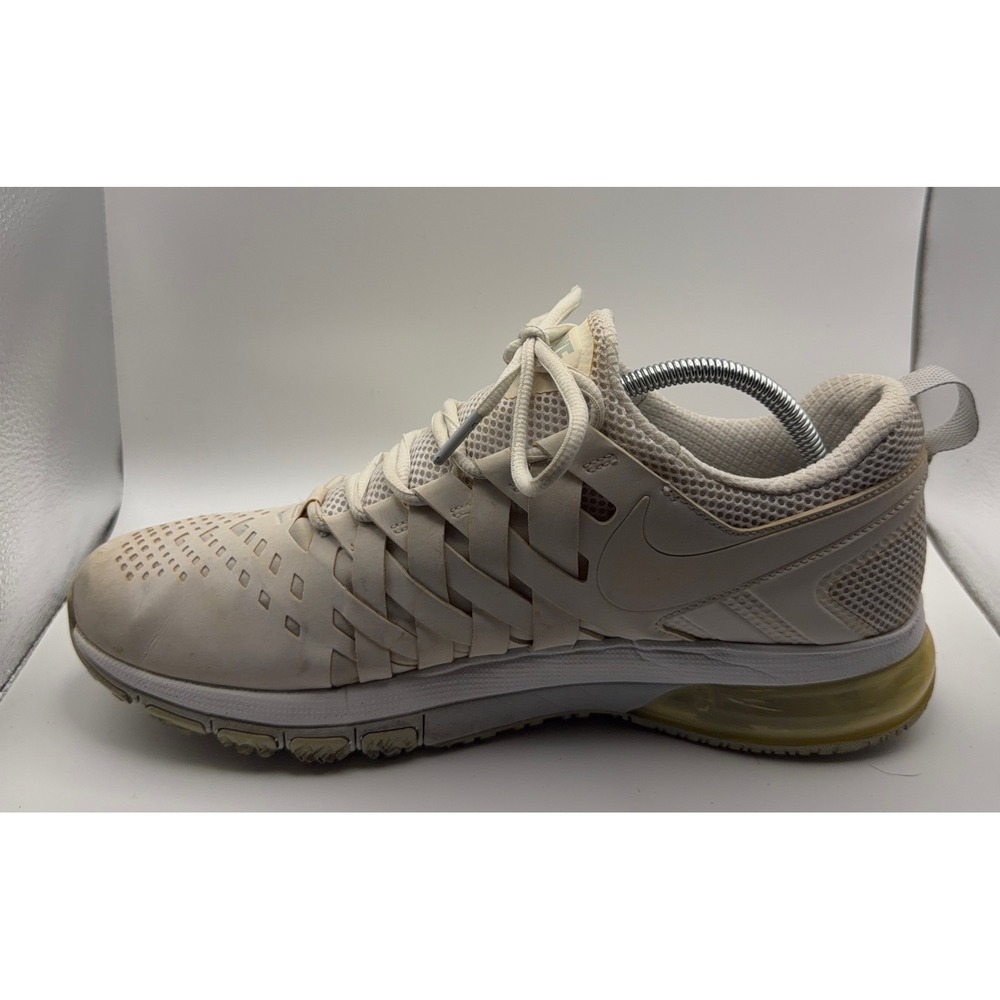 Nike Fingertrap Max Training Mens 12 White Beige Good Woven 644672-100